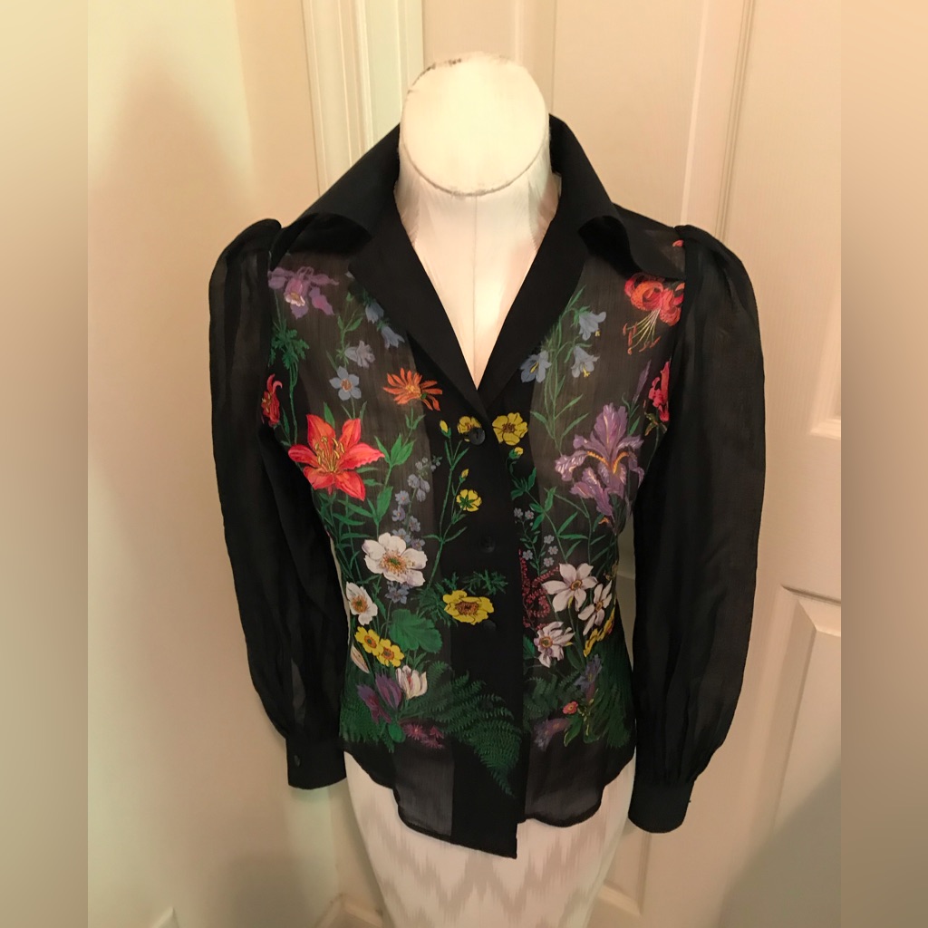 Peter Wahlquist Vintage Blouse Rare Rare Rare Size 38